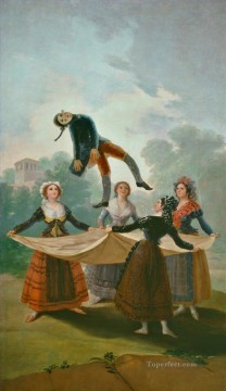  Straw Painting - The Straw Manikin Francisco de Goya